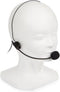 HQ-Power Headset met microfoon, met kabel, 3.5 mm jackaansluiting, zwart
