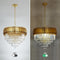Seenvlog - Luxe Kristallen Hanglamp - Goud - LED-verlichting - Energieklasse B