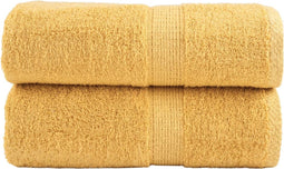 vidaXL - Gastendoekjes - SOLUND - 2 - st - 600 - g/m² - 30x30 - cm - goudkleurig