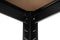 Feel Furniture - Opslagrek 5 lagen - Schroefloos met 4 Grijze Boxen - Zwart