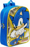Sega Rugzak Sonic 6 Liter 30 X 24 Cm Polyester Blauw