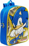 Sega Rugzak Sonic 6 Liter 30 X 24 Cm Polyester Blauw