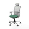 Piqueras y Crespo 1B086G2 - Bureaustoel - Verstelbare hoogte 50-62 cm - Smaragdgroen