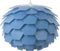 SEGRE - Kinderlamp - Blauw - Synthetisch materiaal
