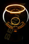 Segula LED lamp Floating Globe 200 6W E27 1900K - smokey grijs