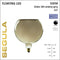 Segula LED lamp Floating Globe 200 6W E27 1900K - smokey grijs