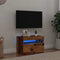vidaXL - Tv-meubel - met - LED - 60x35x40 - cm - bewerkt - hout - oud - hout