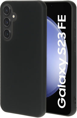Mobiparts Samsung Galaxy S23 FE - Silicone Cover - Soft-touch - Zwart