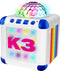 K3 Cube Sing 300 V2 - Disco box - Bluetooth - Microfoon - Partylichtshow