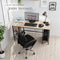 tectake® Stoke - Bureau - Industrieel design - 4 opbergvakken - Lichtbruin