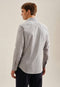 Seidensticker Overhemd Business - Slim Fit met Extra Lange Mouw - Grijs - maat 41