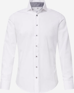 Seidensticker Spread Kent Business Shirt - Heren - Maat M - Wit