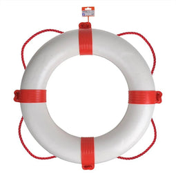 Seilflechter Reddingsboei - Ø 600 mm - Wit - Rood