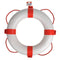 Seilflechter Reddingsboei - Ø 600 mm - Wit - Rood
