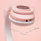 Seizoenstunter - Kinder hoofdtelefoon - Draadloze koptelefoon Bluetooth met led kattenoortjes - roze
