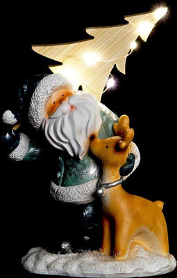 Kerstversiering DKD Home Decor Hars (18 x 11 x 23,5 cm) (3 Stuks)