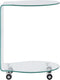 vidaXL - Salontafel - 45x40x58 - cm - gehard - glas