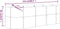 vidaXL - Plantenbak - 224x80x68 - cm - gepoedercoat - staal - grijs