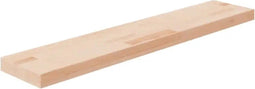 vidaXL - Plank - 80x20x4 - cm - onbehandeld - massief - eikenhout