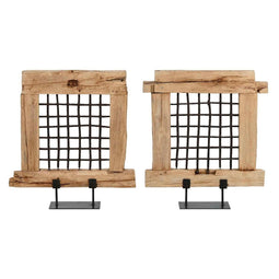 Decoratieve figuren Home ESPRIT Natuurlijk Uniek stuk 65 x 18 x 75 cm