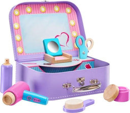 Selecta Speelset Beautykoffer Meisjes 25 Cm Paars 7-delig