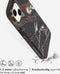 Selencia Aurora Fashion Backcover geschikt voor de iPhone 13 - Duurzaam hoesje - 100% gerecycled - Zwart Marmer