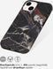 Selencia Aurora Fashion Backcover geschikt voor de iPhone 14 - Duurzaam hoesje - 100% gerecycled - Zwart Marmer