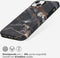 Selencia Aurora Fashion Backcover geschikt voor de iPhone 15 Plus - Duurzaam hoesje - 100% gerecycled - Zwart Marmer