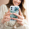 Selencia Fashion Extra Beschermende Backcover Samsung Galaxy S23 hoesje - Green Jungle Leaves