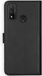 Selencia Hoesje Geschikt voor Huawei P Smart (2020) Hoesje Met Pasjeshouder - Selencia Echt Lederen Bookcase - Zwart