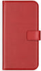 Selencia Hoesje Geschikt voor Huawei P Smart (2020) Hoesje Met Pasjeshouder - Selencia Echt Lederen Bookcase - Rood