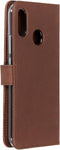 Selencia Hoesje Geschikt voor Huawei P Smart Plus Hoesje Met Pasjeshouder - Selencia Echt Lederen Bookcase - Bruin