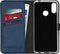 Selencia Hoesje Geschikt voor Huawei P Smart Plus Hoesje Met Pasjeshouder - Selencia Echt Lederen Bookcase - Blauw