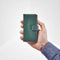 Selencia Hoesje Geschikt voor Huawei P Smart Plus Hoesje Met Pasjeshouder - Selencia Echt Lederen Bookcase - Groen