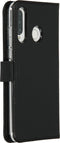 Selencia Hoesje Geschikt voor Huawei P30 Lite Hoesje Met Pasjeshouder - Selencia Echt Lederen Bookcase - Zwart