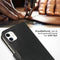 Selencia Hoesje Geschikt voor iPhone 11 Hoesje Met Pasjeshouder - Selencia Echt Lederen Bookcase - Zwart