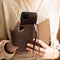 Selencia Hoesje Geschikt voor iPhone 11 Hoesje Met Pasjeshouder - Selencia Surya 2-in-1 Uitneembare Vegan Lederen Bookcase - Bruin