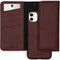 Selencia Hoesje Geschikt voor iPhone 11 Hoesje Met Pasjeshouder - Selencia Tierra Uitneembare Slang Clutch - Donkerrood