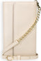 Selencia Hoesje Geschikt voor iPhone 11 Pro Hoesje Met Pasjeshouder - Selencia Tierra Uitneembare Slang Clutch - Wit
