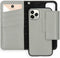 Selencia Hoesje Geschikt voor iPhone 11 Pro Hoesje Met Pasjeshouder - Selencia Surya 2-in-1 Uitneembare Vegan Lederen Bookcase - Grijs