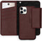 Selencia Hoesje Geschikt voor iPhone 11 Pro Hoesje Met Pasjeshouder - Selencia Llyr 2-in-1 Uitneembare Slang Bookcase - Donkerrood