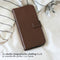 Selencia Hoesje Geschikt voor iPhone 11 Pro Max Hoesje Met Pasjeshouder - Selencia Echt Lederen Bookcase - Bruin
