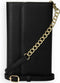 Selencia Hoesje Geschikt voor iPhone 12 Mini Hoesje Met Pasjeshouder - Selencia Tierra Uitneembare Slang Clutch - Zwart