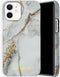Selencia Hoesje Geschikt voor iPhone 12 Mini Hoesje - Selencia Maya Fashion Backcover - grijs