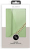 Selencia Hoesje Geschikt voor iPhone 12 Pro / 12 Hoesje Met Pasjeshouder - Selencia Tierra Uitneembare Slang Clutch - Groen
