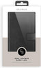 Selencia Hoesje Geschikt voor iPhone 12 Pro / 12 Hoesje Met Pasjeshouder - Selencia Echt Lederen Bookcase - Zwart