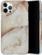 Selencia Hoesje Geschikt voor iPhone 12 Pro / 12 Hoesje - Selencia Maya Fashion Backcover - wit
