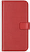 Selencia Hoesje Geschikt voor iPhone 13 Pro Hoesje Met Pasjeshouder - Selencia Echt Lederen Bookcase - Rood