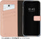 Selencia Hoesje Geschikt voor iPhone 14 Hoesje Met Pasjeshouder - Selencia Echt Lederen Bookcase - roze