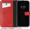 Selencia Hoesje Geschikt voor iPhone 14 Hoesje Met Pasjeshouder - Selencia Echt Lederen Bookcase - Rood